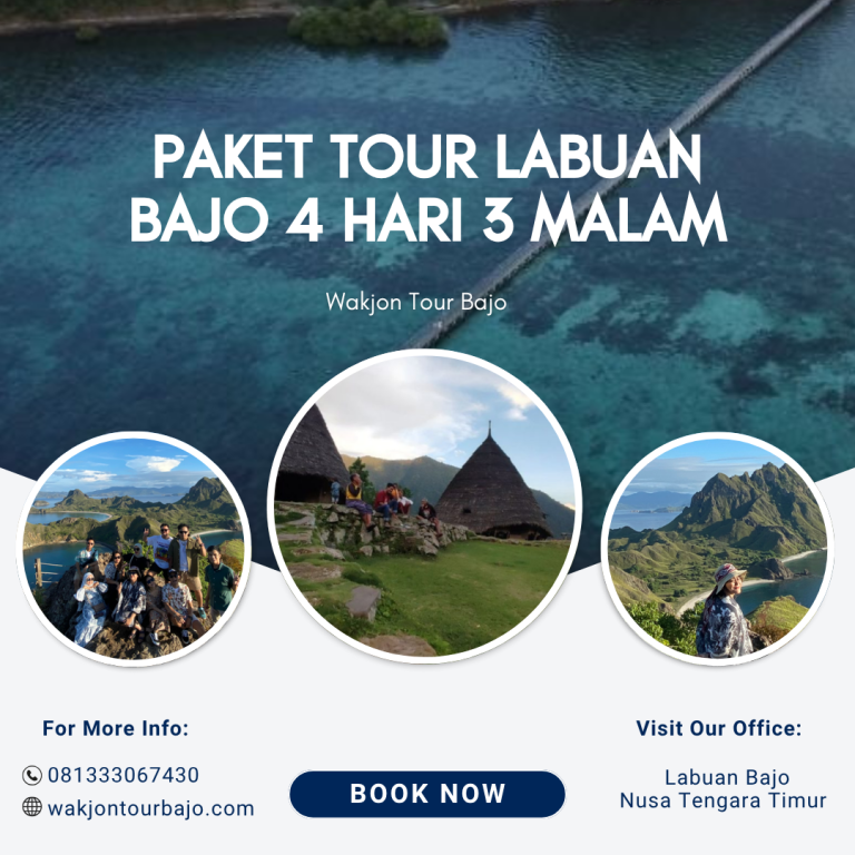 Paket tour Labuan Bajo 4 hari 3 malam